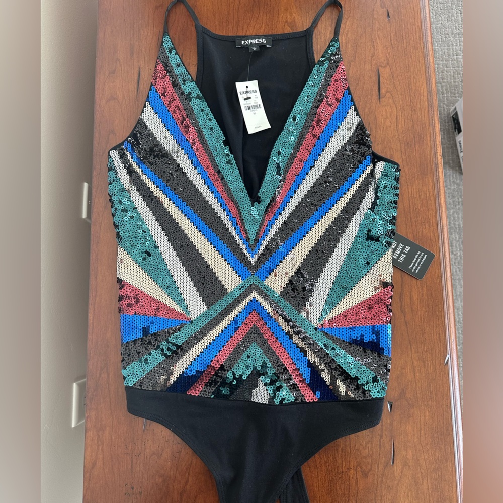 Express Sequin Bodysuit